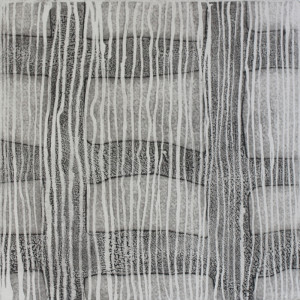 mark graver - window iii 2012 aquatint. blind emboss, monotype 250 x 250 mm